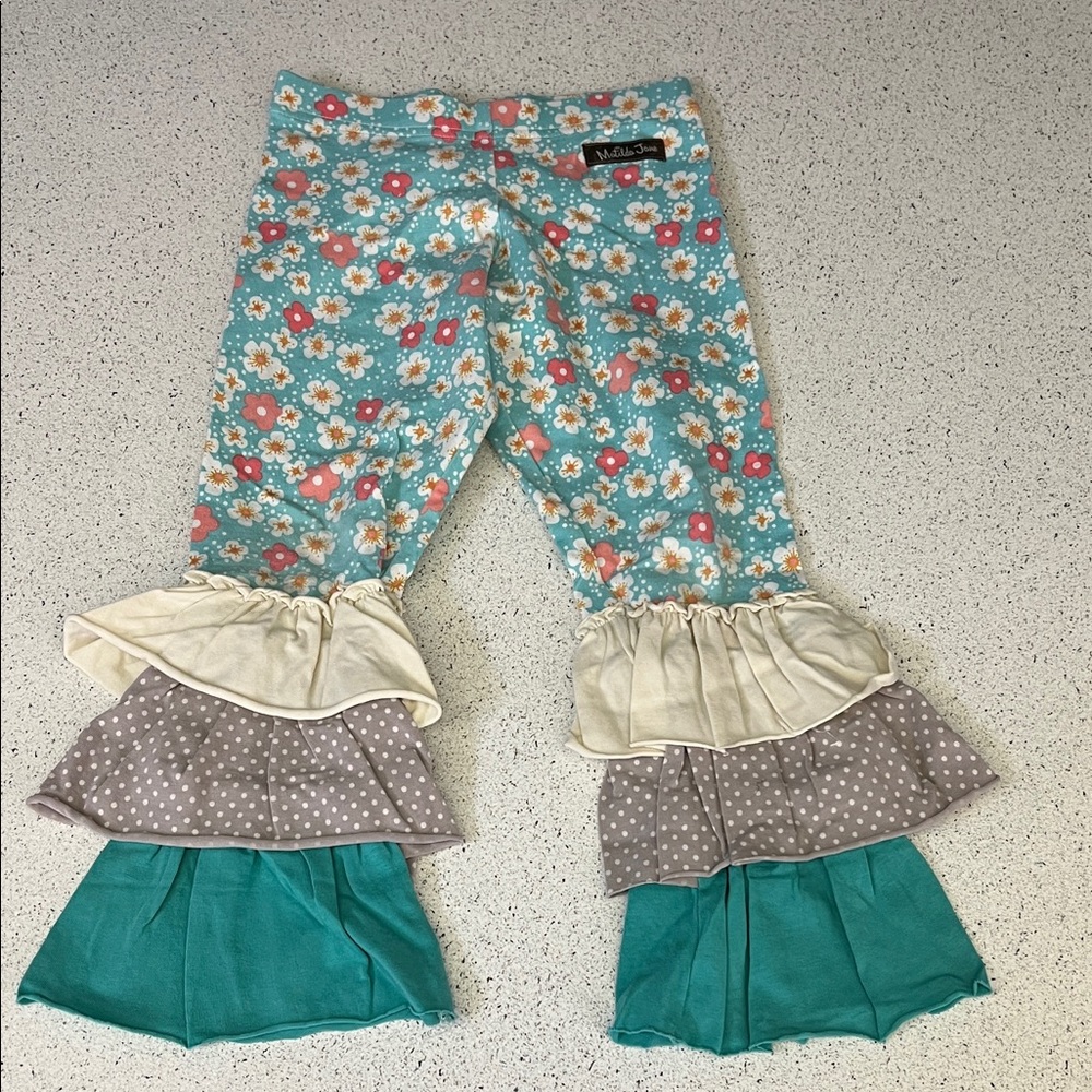 Matilda Jane Floral Ruffle Pants